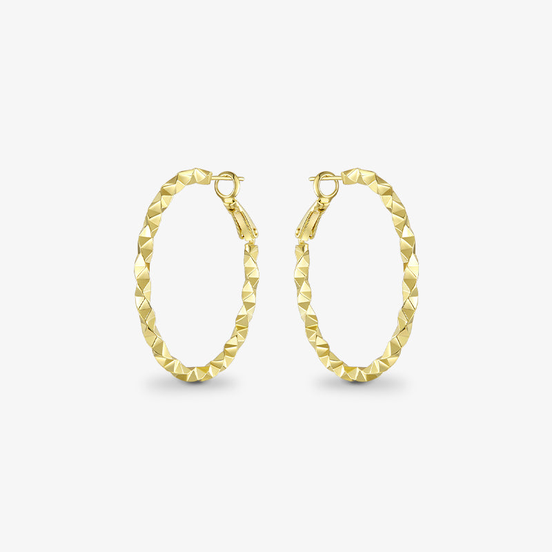 Minimalist Gold Hoops