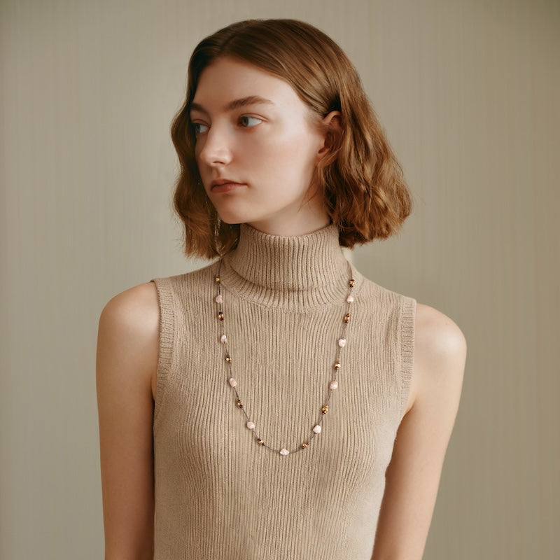 Shell Tiger Eye Necklace