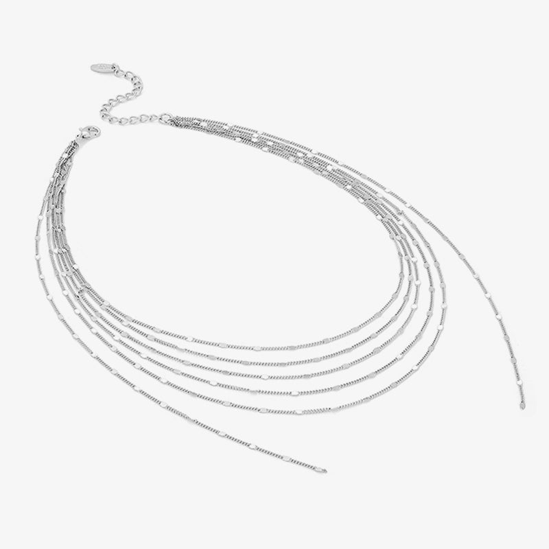 Sterling Silver Tassel Necklace