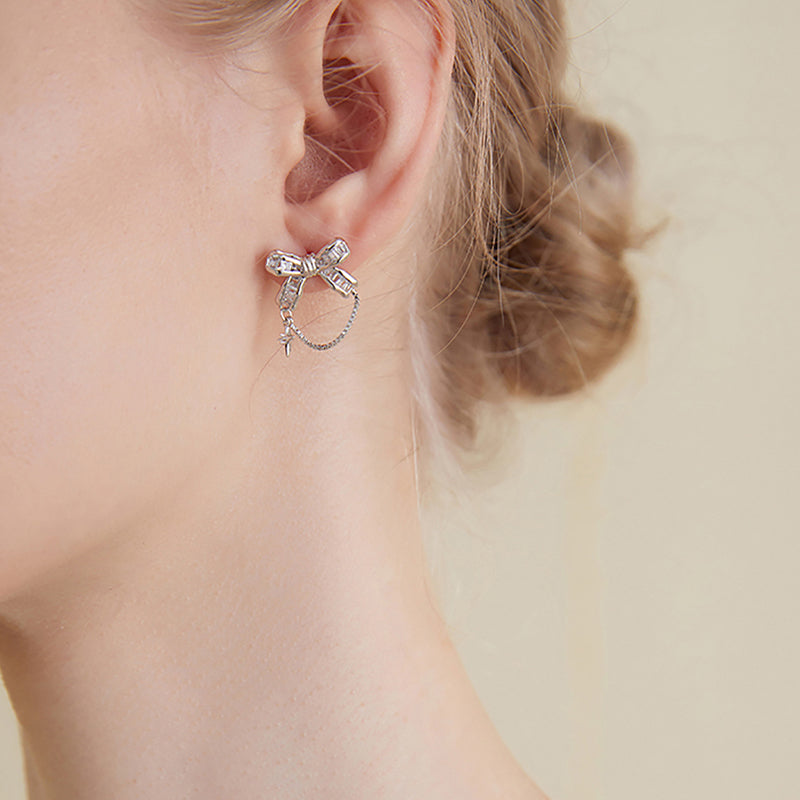Dainty Bow Earrings