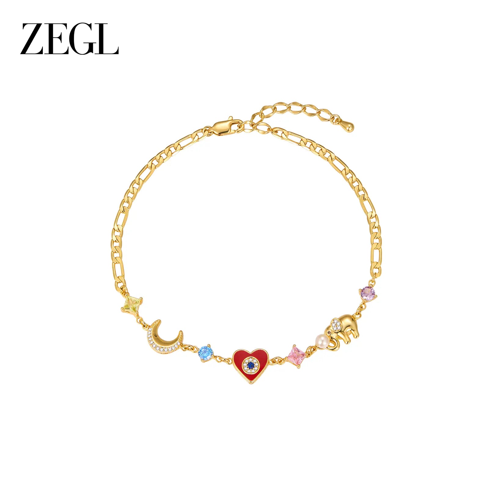 ZEGL 18K Gold Spiritual Manifestation Bracelet | Witchy Energy Alignment Jewelry