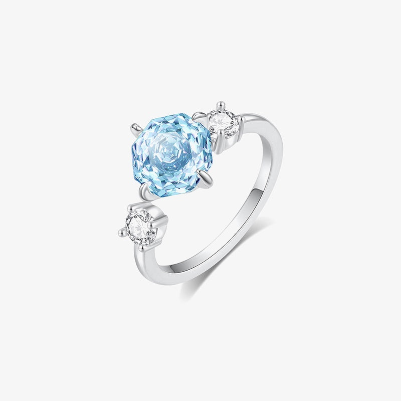 Adjustable Colored Zircon Ring