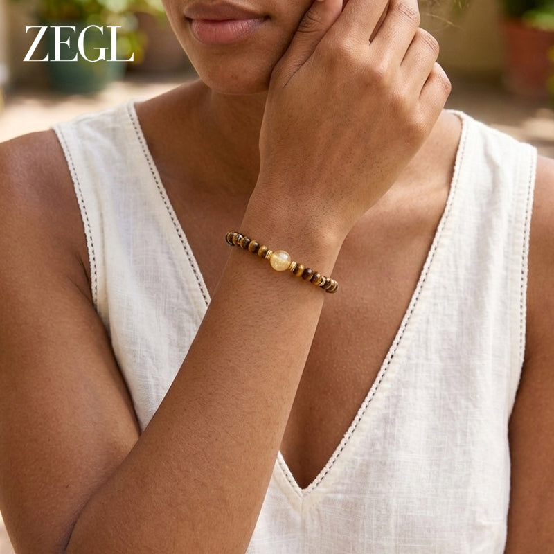 ZEGL Wealth & Luck Healing Crystal Bracelet
