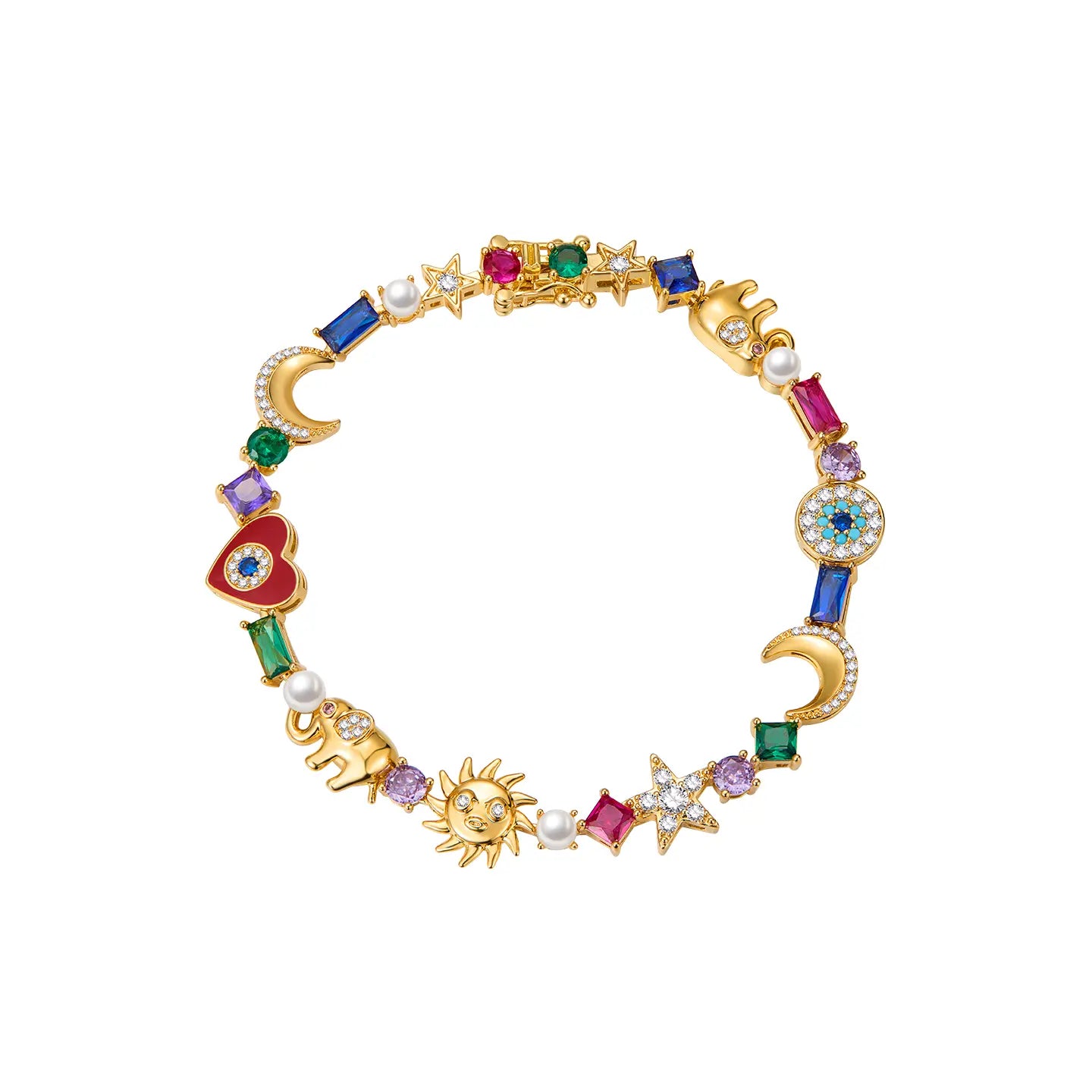 ZEGL 18K Gold Spiritual Manifestation Bracelet | Witchy Energy Alignment Jewelry