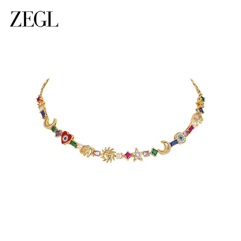 ZEGL 18K Gold Spiritual Manifestation Bracelet | Witchy Energy Alignment Jewelry