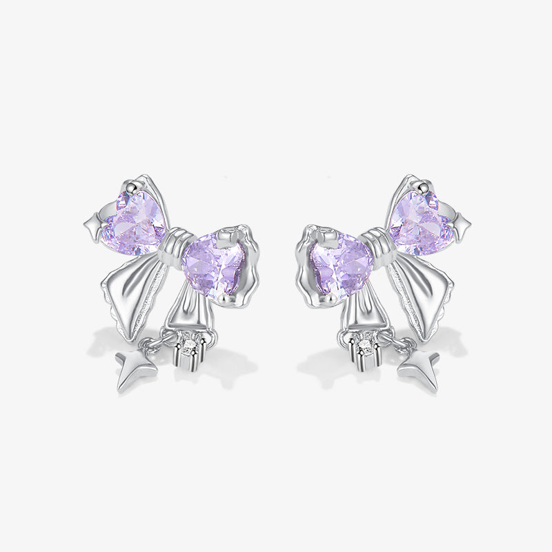 Luxe Bow Tassel Earrings